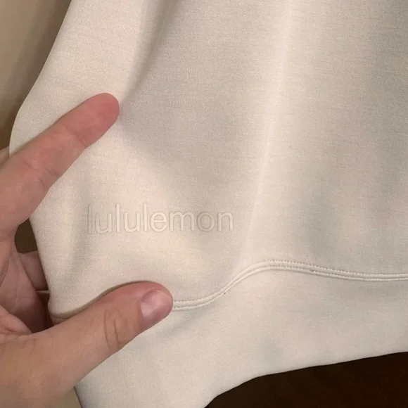 Lululemon softstreme white opal oversized crewneck - Picture 3 of 3
